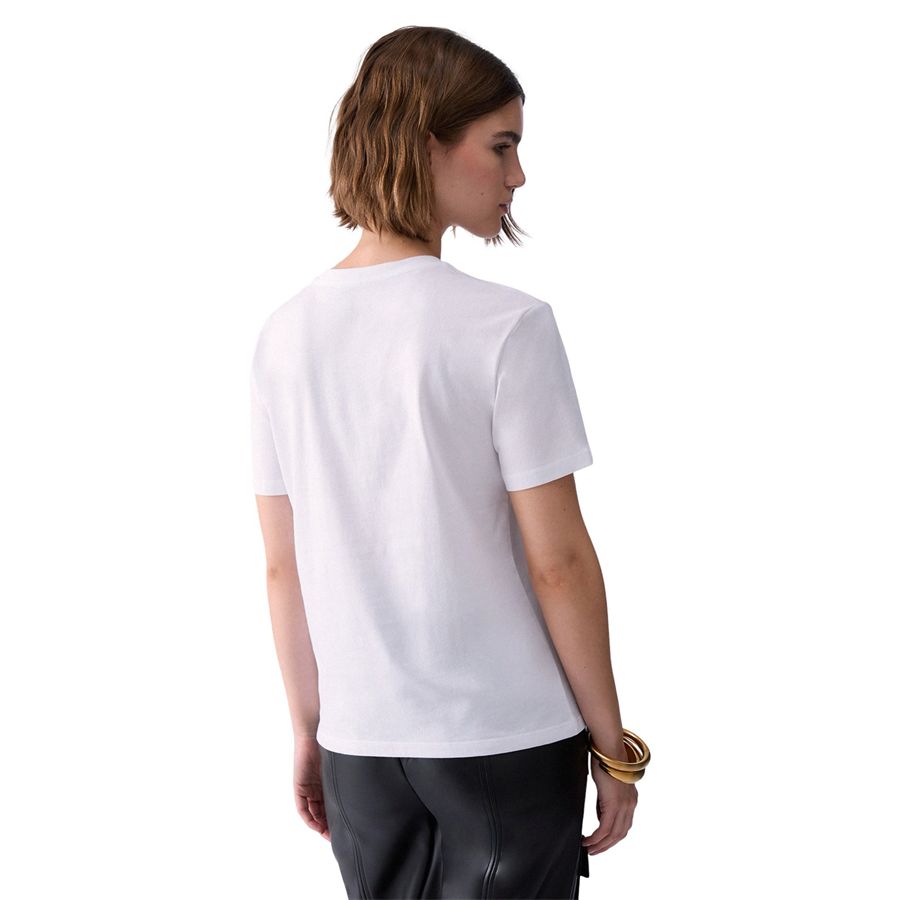 T-shirt a maniche corte con stampa da donna Liu Jo | WF6079JS923Q9698